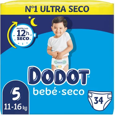 dodot Bebé Seco Talla 5 11-16Kg 34uds