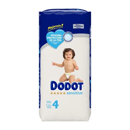 dodot Pañales Sensitive Talla 4 48uds