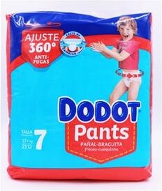 dodot Pañales Infantiles Pants 7 +17kg 23uds