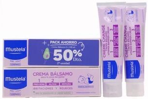 Mustela Crema Bálsamo 1 2 3 Duplo 2x100ml