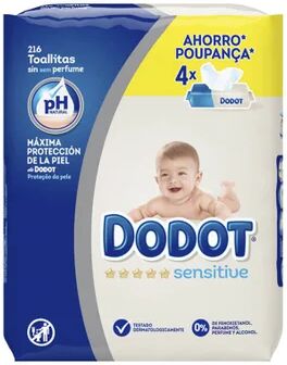 dodot Toallitas Sensitive 216uds