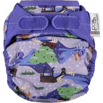 Pañal de Velcro Bambú Moose Reutilizable - Pañal Pañal de Velcro Bambú Moose Reutilizable - Pañal