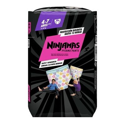 Pijamas Dodot Ninjamas con Corazones - Protección Nocturna Pijamas Dodot Ninjamas con Corazones - Protección Nocturna