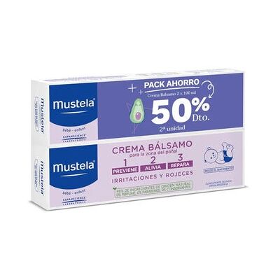 Mustela Crema Bálsamo 1 2 3 Duplo 2x100ml Mustela Crema Bálsamo 1 2 3 Duplo 2x100ml