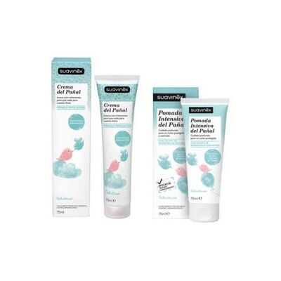 Suavinex Crema del Pañal Triple Acción 75 ml + Pomada Intensiva 75 ml Suavinex Crema del Pañal Triple Acción 75 ml + Pomada Intensiva 75 ml
