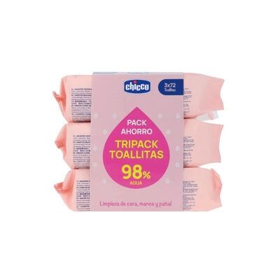 Chicco 3 X 72 Toallitas Húmedas - Wet wipes Chicco 3 X 72 Toallitas Húmedas - Wet wipes