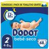 dodot Bebé Seco Pañal Talla 2 4-8kg 68uds