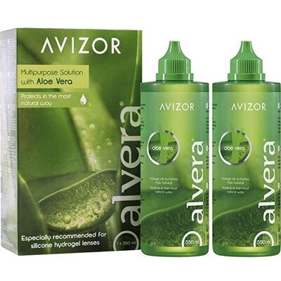 Avizor Alvera Pack Solución Lentes de Contacto - Todo en Uno 2x350ml + 100ml Avizor Alvera Pack Solución Lentes de Contacto - Todo en Uno 2x350ml + 100ml