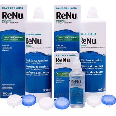 BAUSCH & LOMB Renu Multiplus 2x500 + 60ml BAUSCH & LOMB Renu Multiplus 2x500 + 60ml