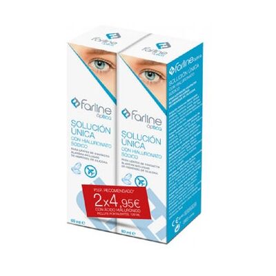 Solución Única Farline - Pack de Viaje 2x60ml Solución Única Farline - Pack de Viaje 2x60ml