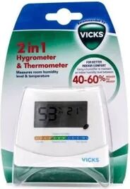 Vicks Higrometro Y Termometro V 70 2 En 1