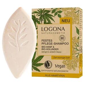 LOGONA Champú Sólido de Cáñamo y Sauco Bio 60g