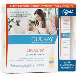 Ducray Creastim Reactiv Loción Anticaída 2x30ml + Anaphase+ Champú 100ml