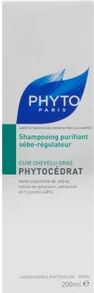 PHYTO cedrat Shampoo Sebo Regulateur 200ml