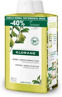 Klorane Champú Cidra 2x400ml