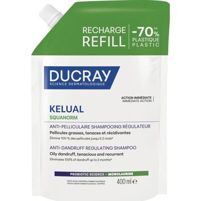 Ducray Kelual Squanorm Champú Regulador Recarga 400 ml Ducray Kelual Squanorm Champú Regulador Recarga 400 ml