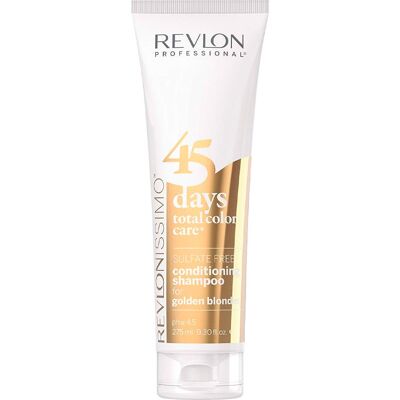 Revlon Rubio Dorado 45 Días Champú y Acondicionador - Cuidado del Cabello Revlon Rubio Dorado 45 Días Champú y Acondicionador - Cuidado del Cabello