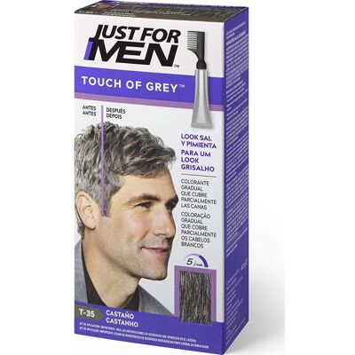 Just For Men Touch of Grey tratamiento colorante gradual moreno-negro 40g Just For Men Touch of Grey tratamiento colorante gradual moreno-negro 40g