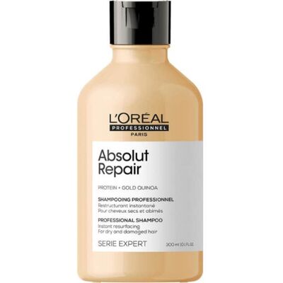 L'Oréal Serie Expert Absolute Repair Gold Quinoa Shampoo 300ml L'Oréal Serie Expert Absolute Repair Gold Quinoa Shampoo 300ml