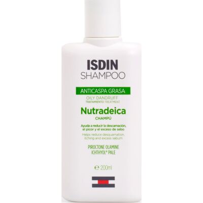 Champú anticaspa graso Isdin Nutradeica - Shampoo anti-costras Champú anticaspa graso Isdin Nutradeica - Shampoo anti-costras