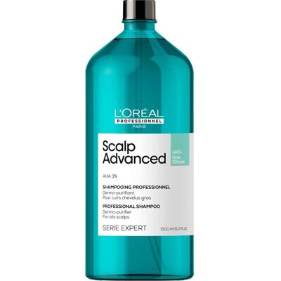 L'Oréal Professionnel - Champú Avanzado Anti-aceite del Cuero Cabelludo - Cuidado profesional para cuero cabelludo graso L'Oréal Professionnel - Champú Avanzado Anti-aceite del Cuero Cabelludo - Cuidado profesional para cuero cabelludo graso