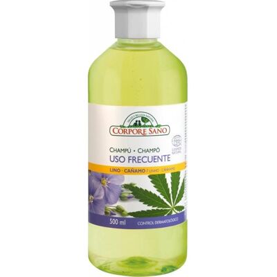 Corpore Sano Champú Uso Frecuente Lino y Cañamo 500 ml Corpore Sano Champú Uso Frecuente Lino y Cañamo 500 ml