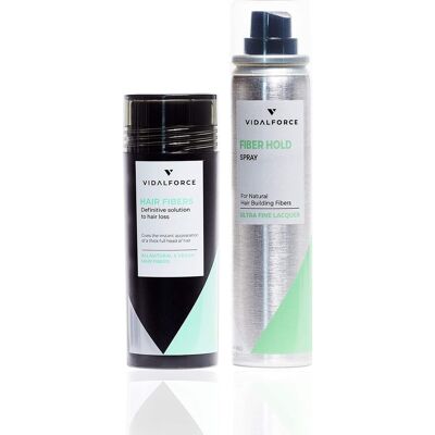 Vidalforce - Paquete de Corrector de Caída de Cabello - Auburn - Pack - Hair loss concealment product Vidalforce - Paquete de Corrector de Caída de Cabello - Auburn - Pack - Hair loss concealment product