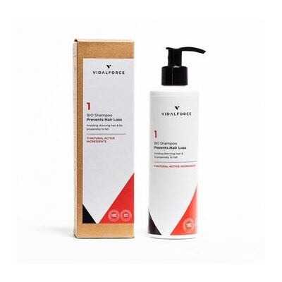 VIDALFORCE Bio Shampoo 1 Prevents Hair Loss 250 ml VIDALFORCE Bio Shampoo 1 Prevents Hair Loss 250 ml