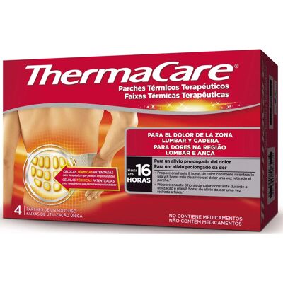 THERMACARE Parche de Calor para Lumbares 4uds THERMACARE Parche de Calor para Lumbares 4uds
