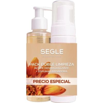 Segle Aceite Limpiador Modelo - De Aceite a Leche - Pack Doble de Limpieza Segle Aceite Limpiador Modelo - De Aceite a Leche - Pack Doble de Limpieza