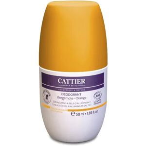 Cattier Desodorante Roll-On Frescor Cítrico 24h 50ml