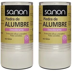 Sanon Pack Desodorante Piedra de Alumbre 2x120g