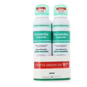 Somatoline Cosmetic Desodorante Hombre P Sensibl Spray 2x150 Ml