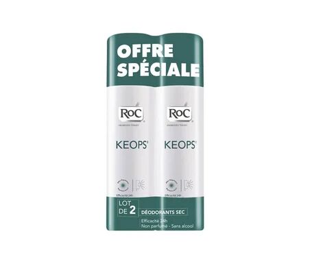 ROC® Roc Keops Desodorante Spray Seco 2x150ml