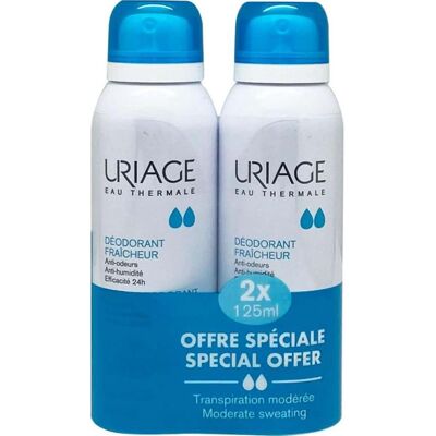 Uriage Spray Desodorante Frescura Pack 2 x 125 ml Uriage Spray Desodorante Frescura Pack 2 x 125 ml