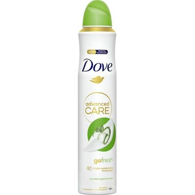 Dove Go Fresh Pepino y Té Verde 72h Antitranspirante Dove Go Fresh Pepino y Té Verde 72h Antitranspirante
