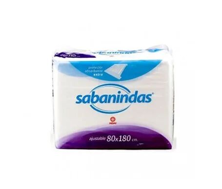 sabanindas protector de cama absorbente extra 80x180 30uds