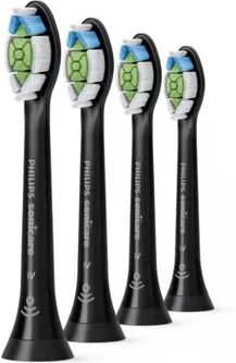 Sonicare Philips HX6064/11 Recambio Cepillo Dental Optimal White Negro 4uds