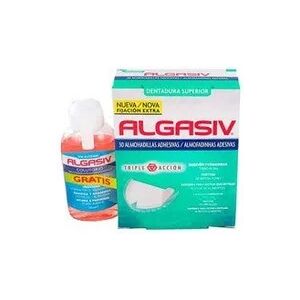 ALGASIV Almohadillas Dentadura Superior + Colutorio 30 Unidades + 100ml