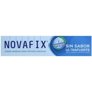 Novafix Ultrafuerte adhesivo prótesis dental sin sabor 50g