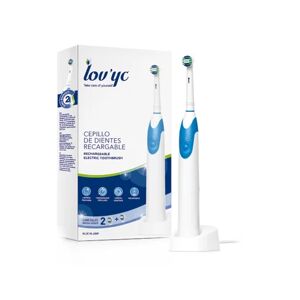 Lovyc Set Cepillo de Dientes Eléctrico Recargable + Cabezales 1ud