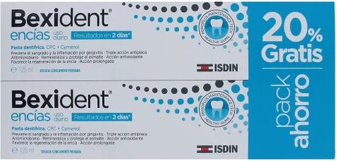 ISDIN Bexident Encías Uso Diario CPC + Cymenol Pasta 2x125ml