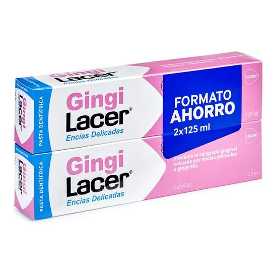 Lacer Gingi Encías Delicadas Pasta Dentífrica 2x125ml