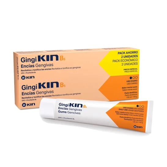 Kin Gingi Plus Pasta Dental Pack de 2 Unidades x 125ml