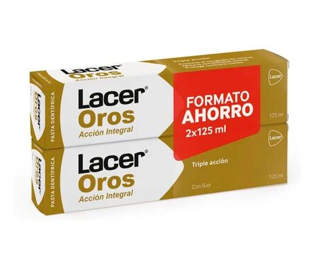 Lacer Oros Acción Integral Pasta Dentífrica 2x125ml