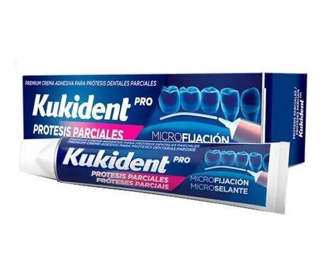 Kukident Pro Parciales Microfijacion Crema Adh Protesis Dental 40 G