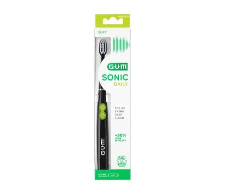 Gum Sonic Daily Cepillo Dental Spazz Negro 1ud