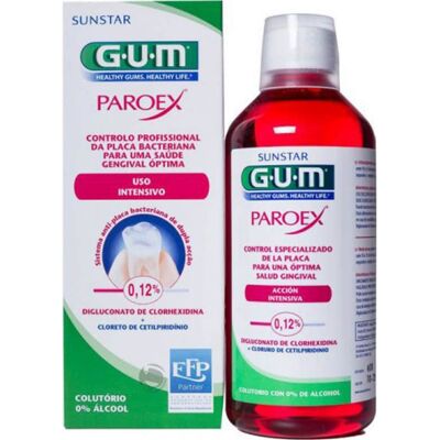 Gum Paroex Colutorio 0’12% CHX 500ml Gum Paroex Colutorio 0’12% CHX 500ml