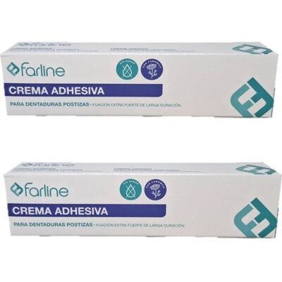 Farline Crema Adhesiva Prótesis Dental 2 X40 g Farline Crema Adhesiva Prótesis Dental 2 X40 g