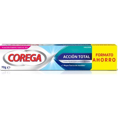 Corega Polident Acción Total Crema Fijadora - Crema Fijadora para Dentaduras Corega Polident Acción Total Crema Fijadora - Crema Fijadora para Dentaduras